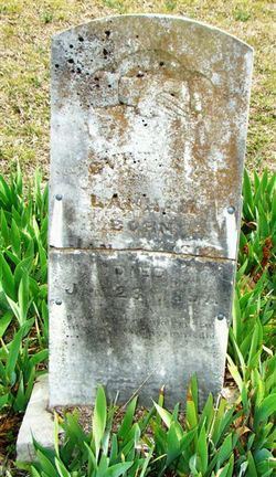 color photo of gravestone