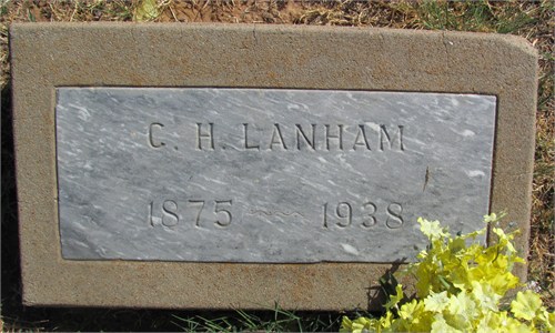 CurtisHardinLanham1875 gravestone